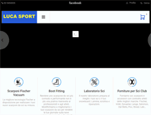Tablet Screenshot of lucasportmilano.it
